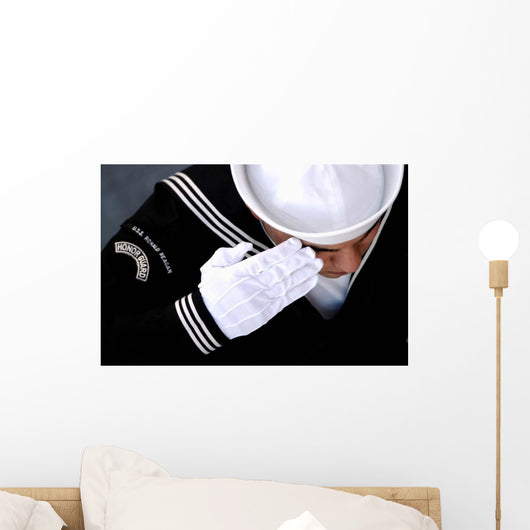 Honor Guard Member Renders Wall Decal