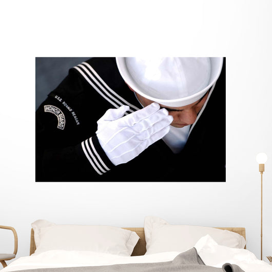 Honor Guard Member Renders Wall Decal
