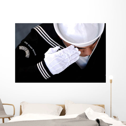 Honor Guard Member Renders Wall Decal