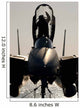 Sailor Cleans Canopy F-14b Wall Decal