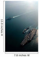 Usns Saturn Conducts Vertical Wall Decal