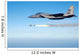 F-15 Eagle Fires Aim-7 Wall Decal