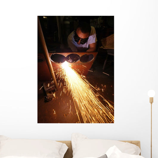 Sailor Cuts out Steel Wall Decal