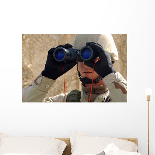 Sailor Scans Horizon Wall Decal