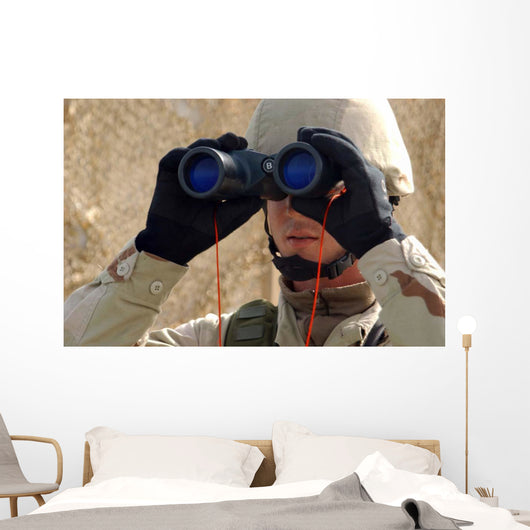 Sailor Scans Horizon Wall Decal