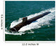 Seawolf-class Nuclear-powered Attack Submarine Wall Decal Design 2