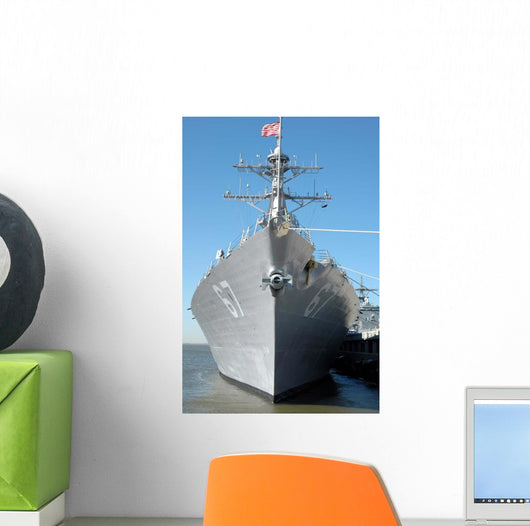 Guided Missile Destroyer Uss Wall Decal Design 4
