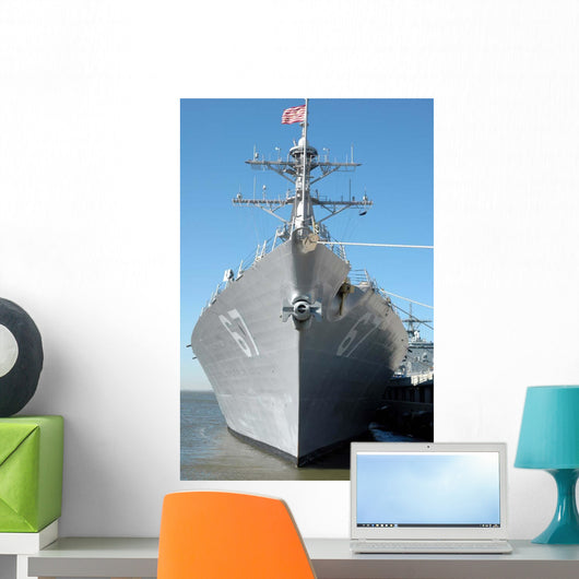Guided Missile Destroyer Uss Wall Decal Design 4