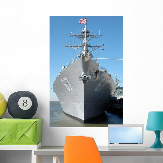 Guided Missile Destroyer Uss Wall Decal Design 4