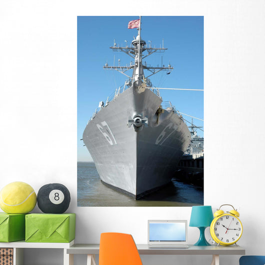 Guided Missile Destroyer Uss Wall Decal Design 4