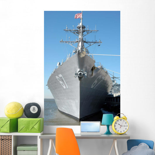 Guided Missile Destroyer Uss Wall Decal Design 4