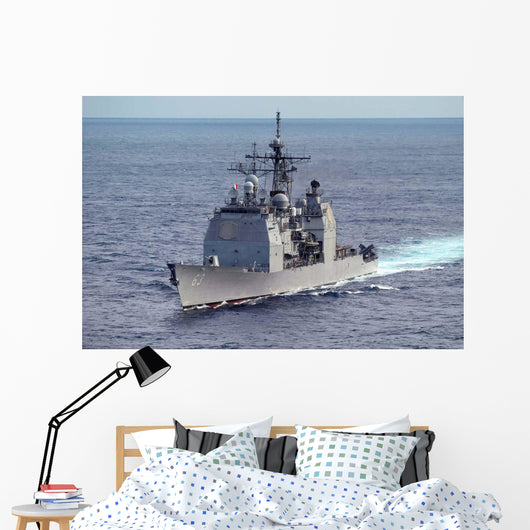 Guided Missile Cruiser Uss Wall Decal