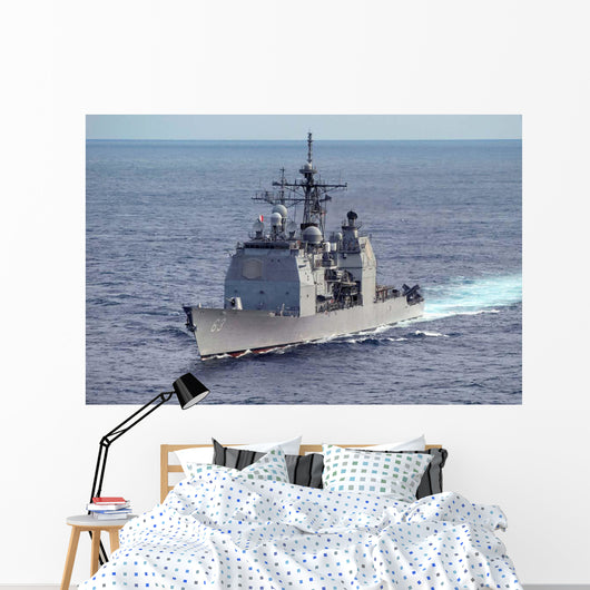 Guided Missile Cruiser Uss Wall Decal