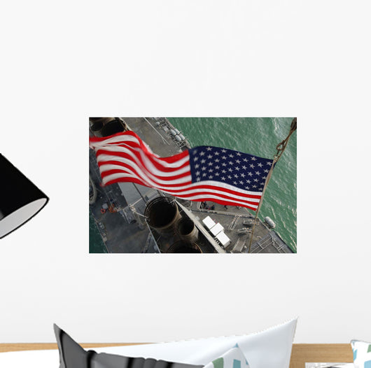 Stars Stripes Flying Boldly Wall Decal