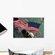 Stars Stripes Flying Boldly Wall Decal