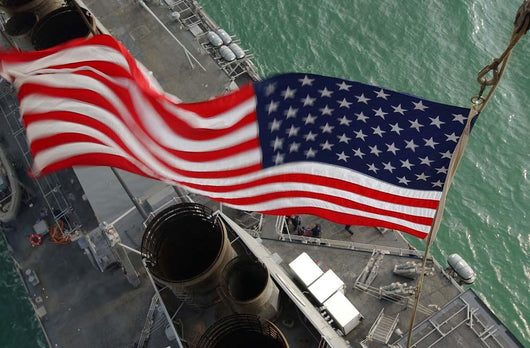 Stars Stripes Flying Boldly Wall Decal