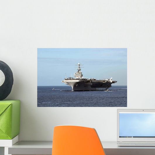 Nimitz-class Aircraft Carrier Uss Wall Decal Design 2