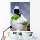 Officer Holds Chemical Testing Wall Decal