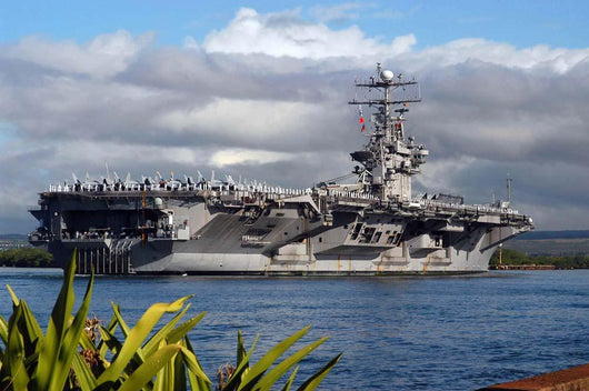 Aircraft Carrier Uss Abraham Wall Decal