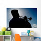 Sailor Playing Taps Wall Decal