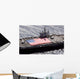 Personnel Participate Flag Unfurling Wall Decal