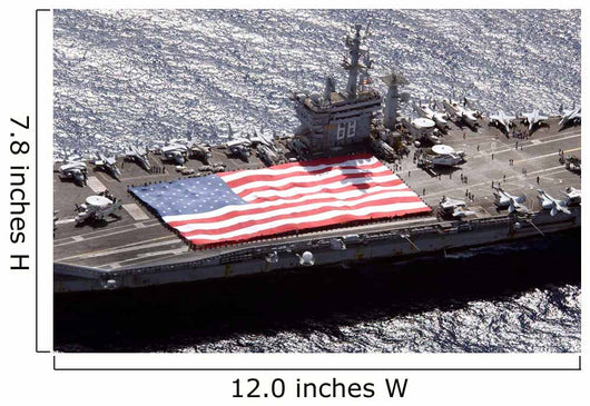 Personnel Participate Flag Unfurling Wall Decal