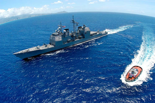 Guided-missile Cruiser Uss Vincennes Wall Decal