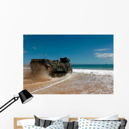 Us Marines Drive Amphibious Wall Decal