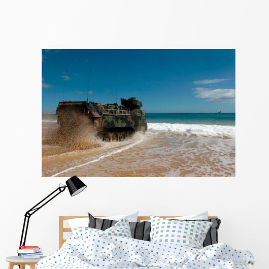 Us Marines Drive Amphibious Wall Decal