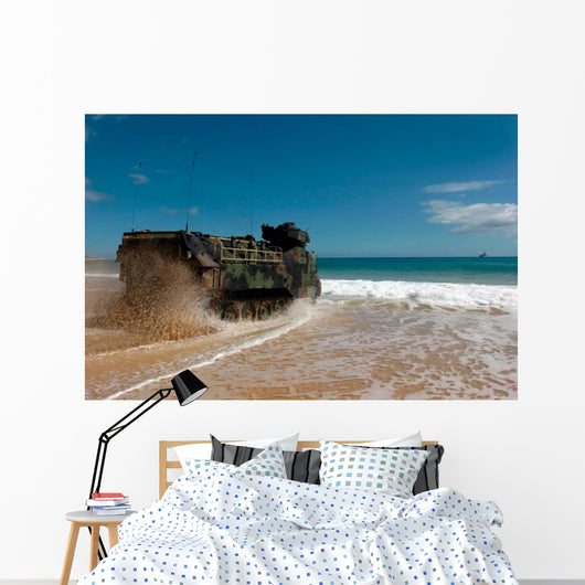 Us Marines Drive Amphibious Wall Decal