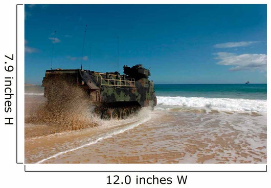 Us Marines Drive Amphibious Wall Decal