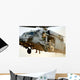 Pararescuemen aboard Helicopter Prepare Wall Decal