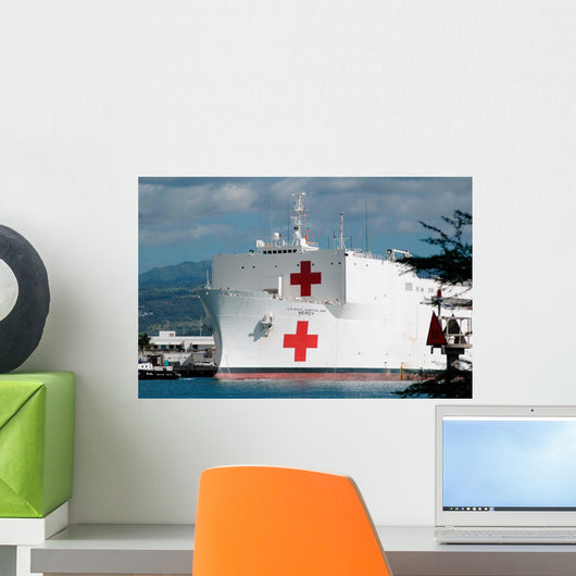 Military Sealift Command Hospital Wall Decal Design 2