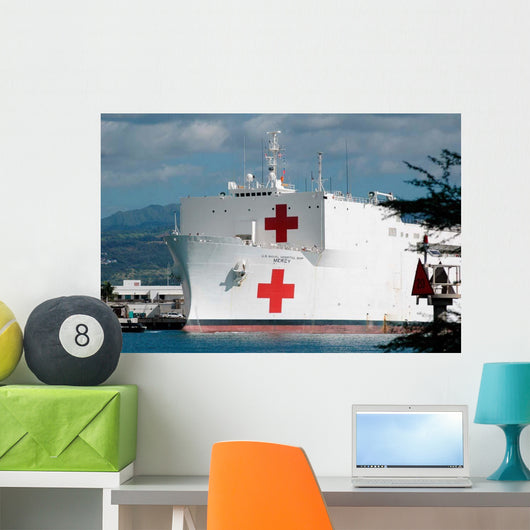Military Sealift Command Hospital Wall Decal Design 2