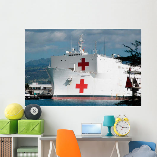 Military Sealift Command Hospital Wall Decal Design 2