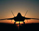Silhouette F-22 Raptor Wall Decal Design 1