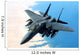 F-15e Strike Eagle Flies Wall Decal