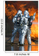 Firefighter Fights Fire during Wall Decal