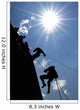 Soldiers Rappel from 70-foot Wall Decal