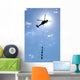 Soldiers and Airmen Hang Wall Decal