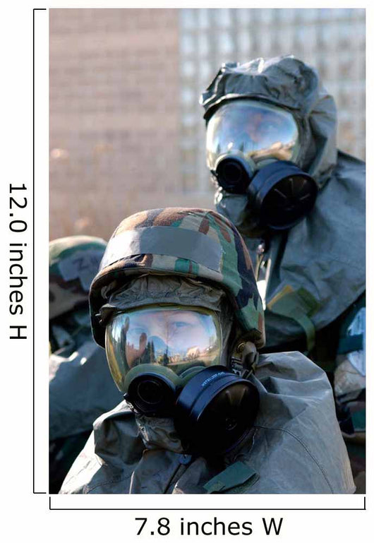 Soldiers Re-locate to Bunker Wall Decal