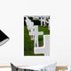 American Flags Rest Front Wall Decal