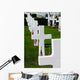 American Flags Rest Front Wall Decal