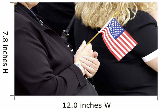 Americans Celebrate Flag Day Wall Decal