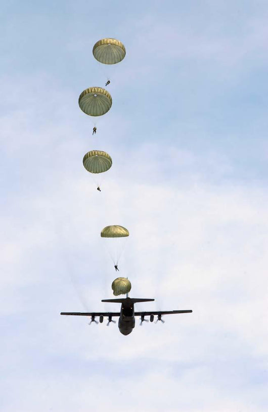Students Jump from C-130 Wall Decal