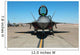 F A-22 Raptor Sits Wall Decal