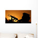 Traffic Ceases Iraq Border Wall Decal
