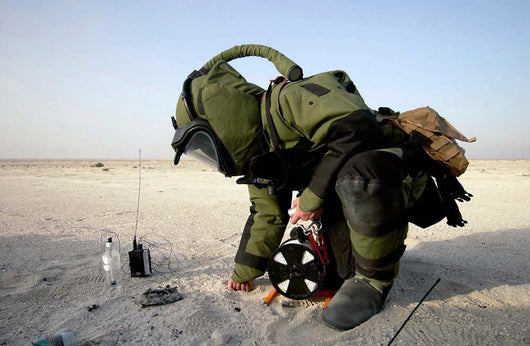 Technician Dressed Eod-8 Explosive Wall Decal