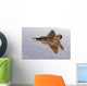 F-22a Raptor Aggressively Banks Wall Decal