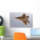 F-22a Raptor Aggressively Banks Wall Decal